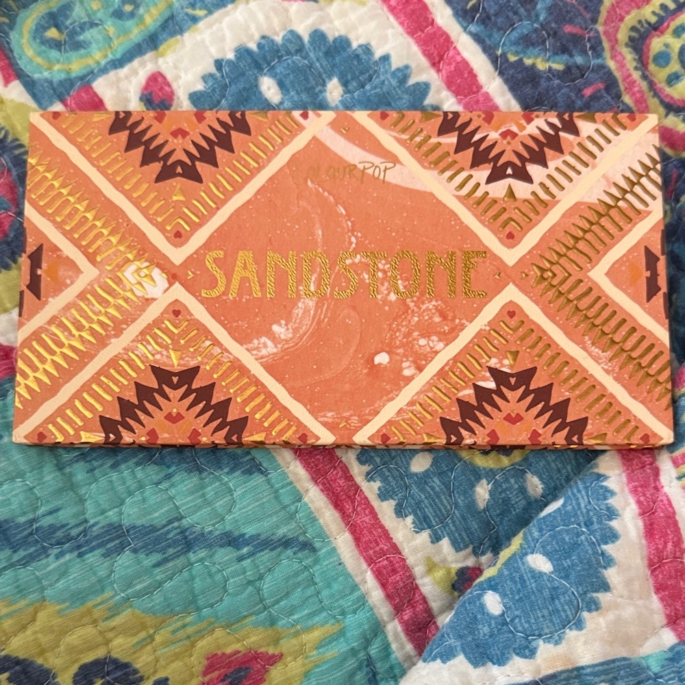 ColourPop Sandstone Palette with Earthy Tones